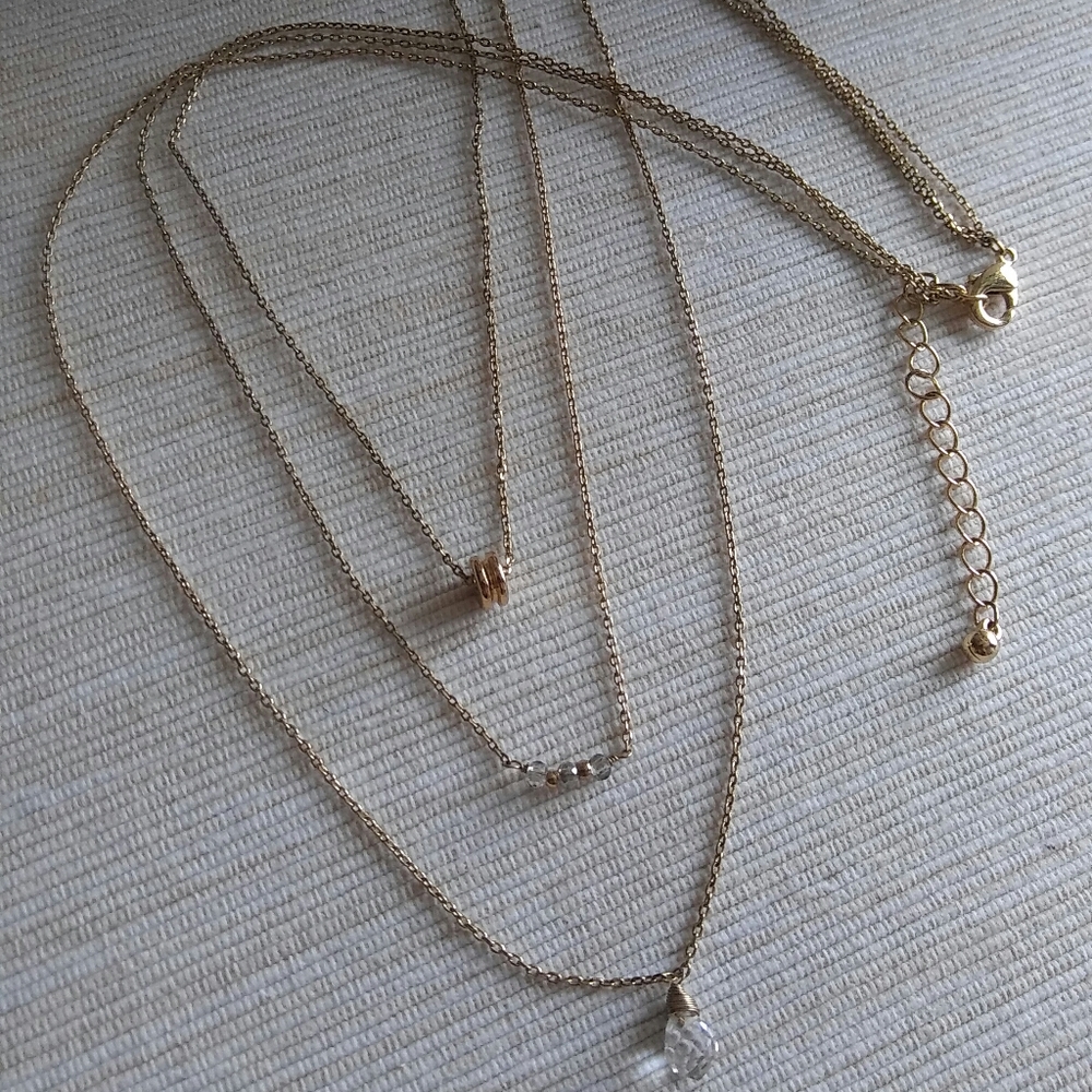 Three-Tiered Layered Necklace - Picture 2 of 2